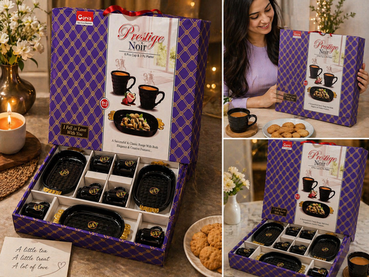 9 Pcs Premium Tea Set - Prestige Noir