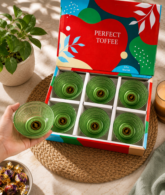 6 Pcs Perfect Toffee Premium Bowl Set – Sweeten Every Serving!