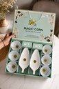 8 Pcs Pudding Set | 6 White Bowls & 2 Platters