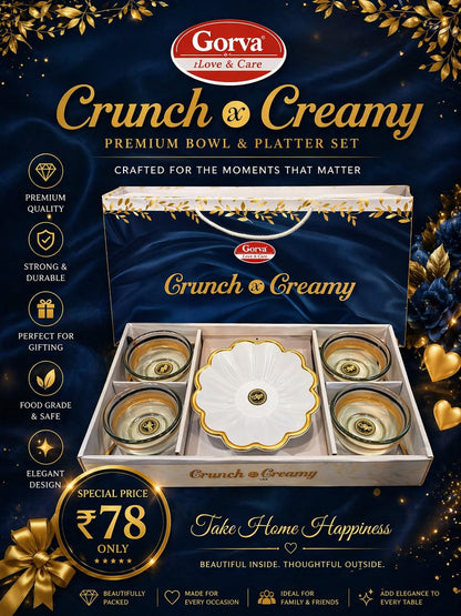 5 Pcs Crunch & Creamy Bowl Set