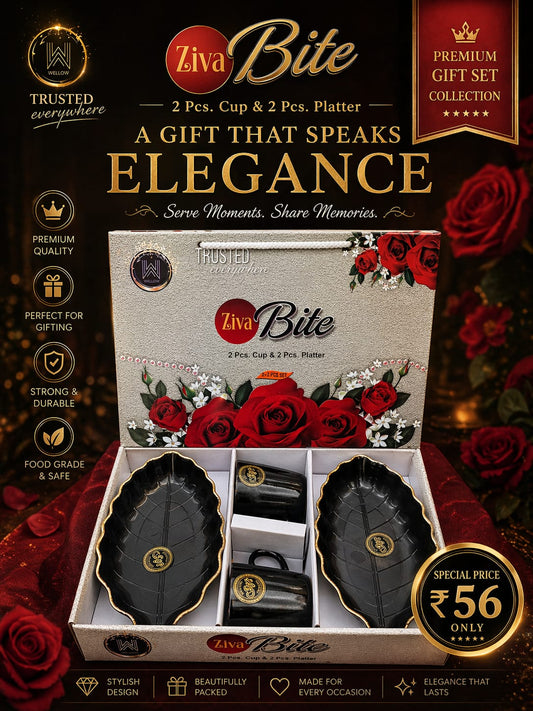 4 Pcs Elegance Tea Set