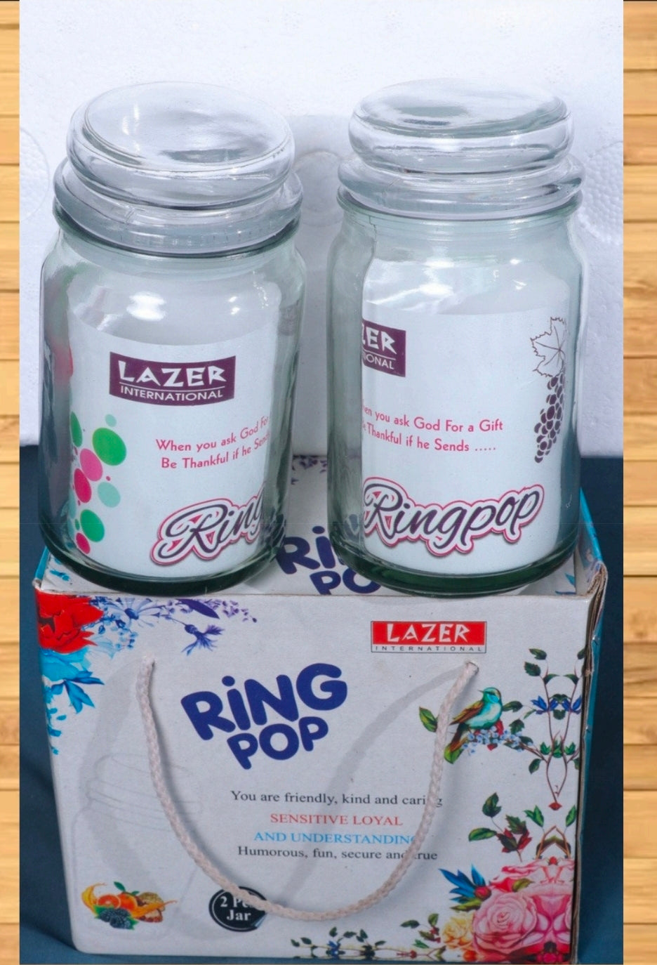2 Pcs Glass Jar Set – Store, Serve & Style Your Kitchen!