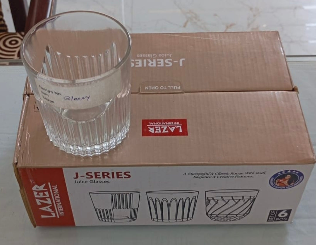 6 Pcs Drinking Glasses – Elegant Glassware for Every Home