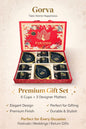9 Pcs Paradise Premium Gift Set | 6 Cups & 3 Platters | Luxurious Gifting for Every Occasion