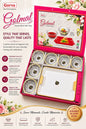7 Pcs Golmal Snacks Set | 6 Elegant Bowls with 1 Tray | Perfect for Serving & Gifting