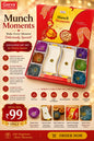 8 Pcs Munch Moments | 6 Premium Bowls & 2 White Platters